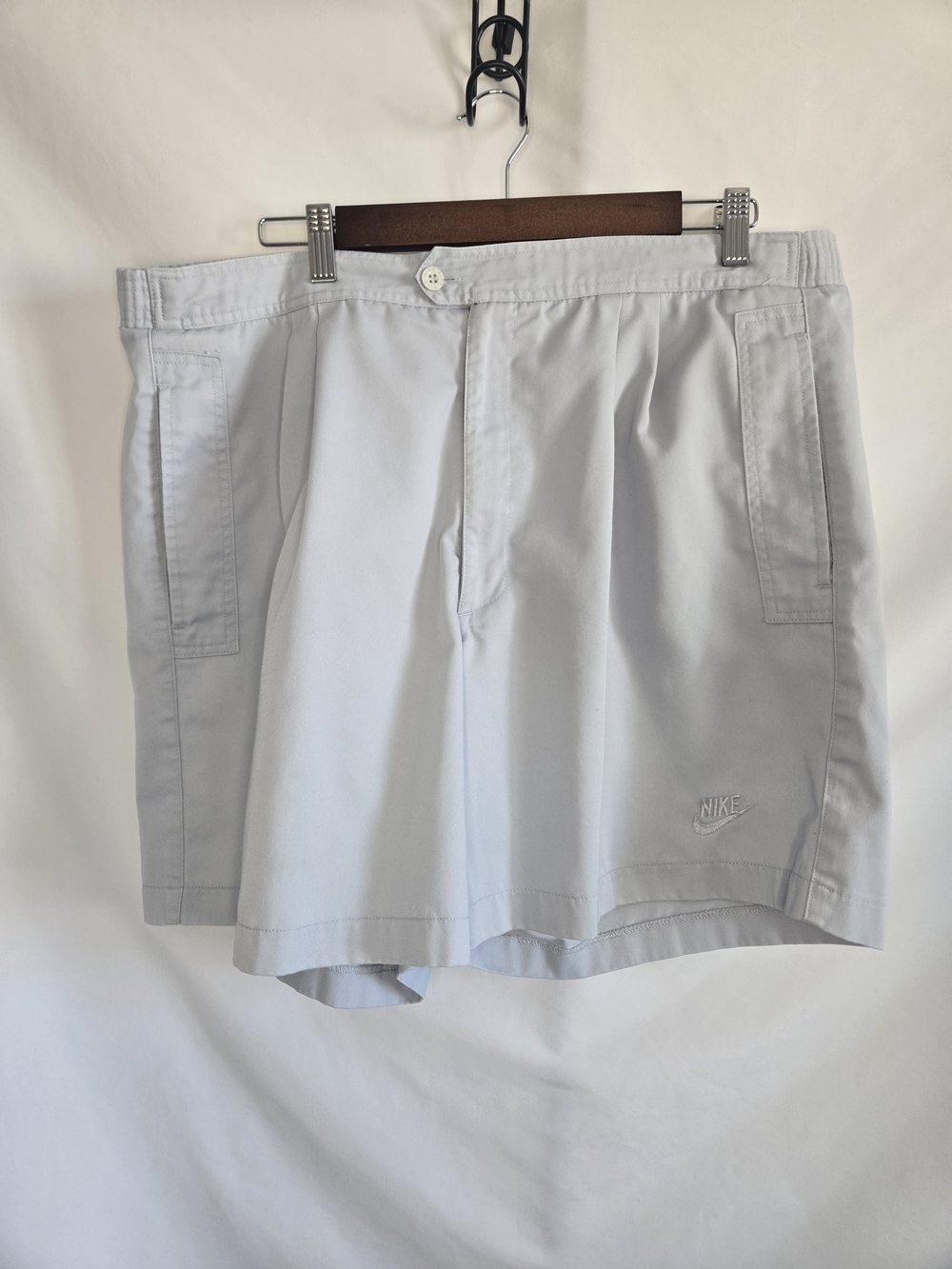 Nike Men's Light Blue Flat Front Performance Shorts